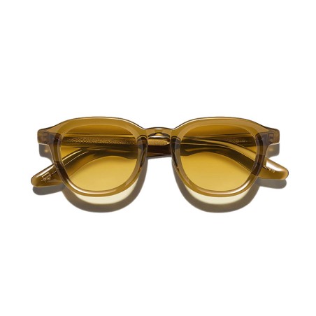 Lunettes Moscot DAHVEN SUN Olive Brown - Chestnut Fade