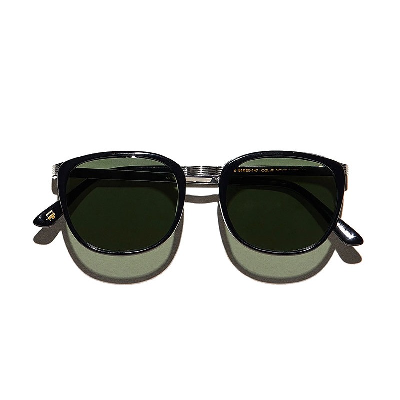 Lunettes Moscot BRUDE SUN Black / Silver - G15