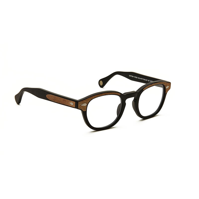 Moscot LEMTOSH Matte Black/Wood