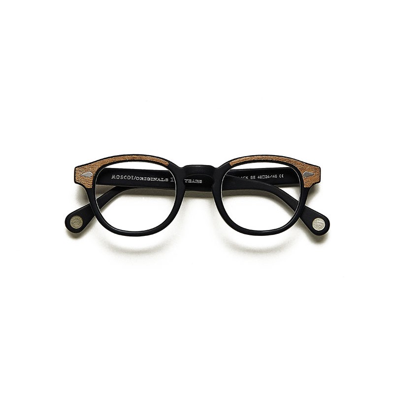 Moscot LEMTOSH Matte Black/Wood