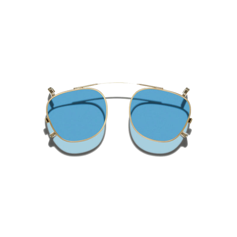 Moscot DAHVEN CLIP Gold - Celebrity Blue