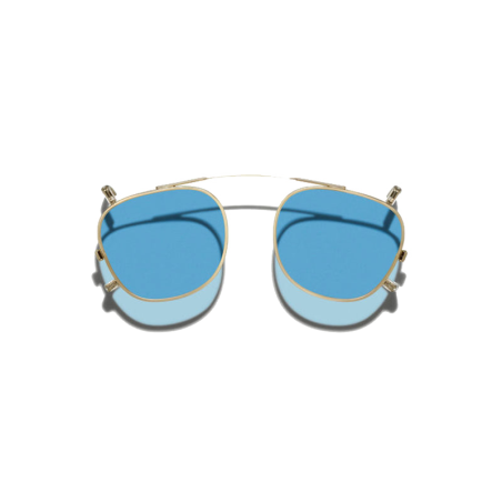 Moscot DAHVEN CLIP Gold - Celebrity Blue