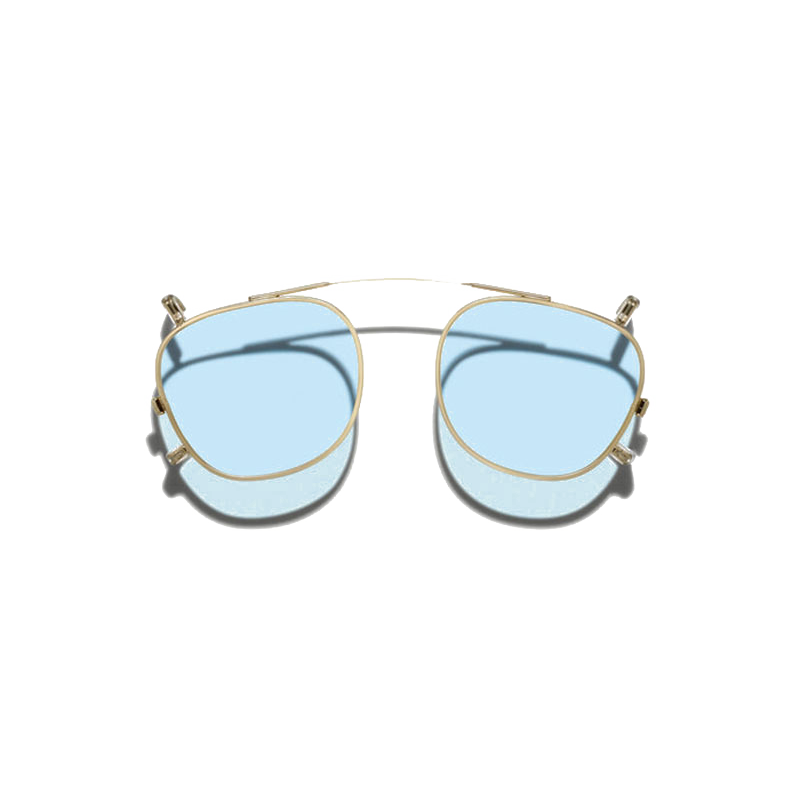 Moscot DAHVEN CLIP Gold - Blue Bel Air