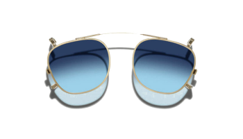 Moscot DAHVEN CLIP Gold - Denim Blue