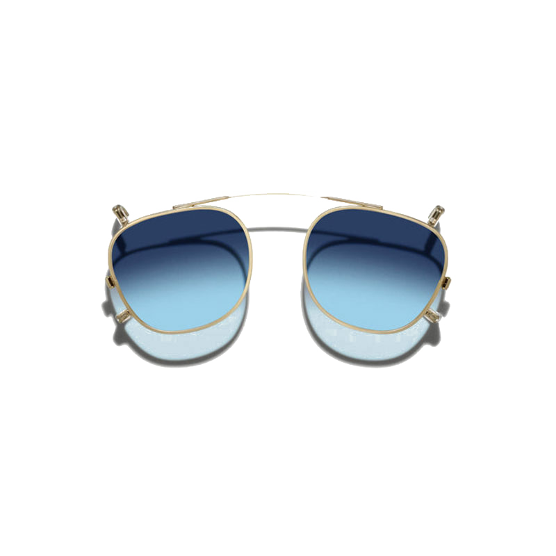 Moscot DAHVEN CLIP Gold - Denim Blue