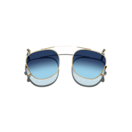 Moscot DAHVEN CLIP Gold - Denim Blue