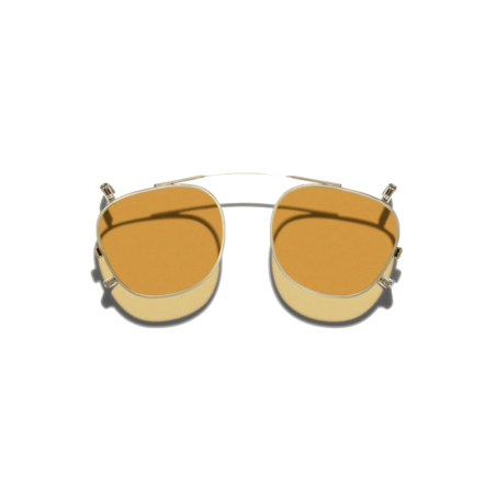 Moscot DAHVEN CLIP Gold - Amber