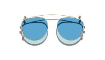 Moscot MAYDELA CLIP Gold - Celebrity Blue