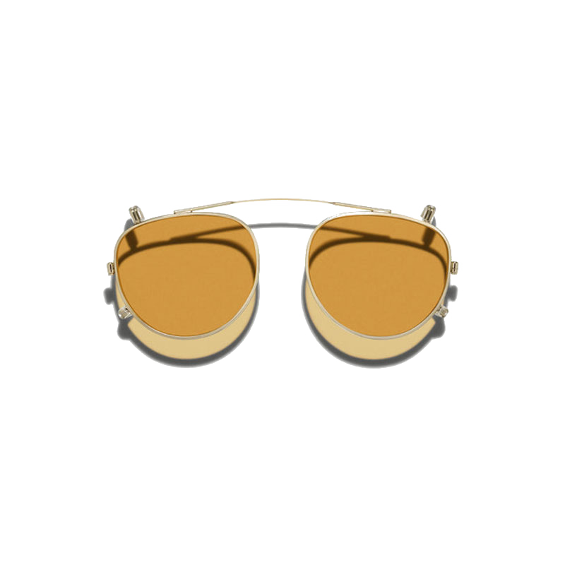 Moscot MAYDELA CLIP Gold - Amber