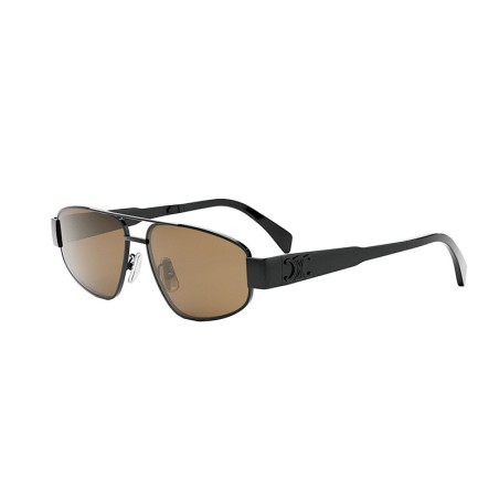 CELINE MAN CL40281U Lunettes de soleil Triomphe Métal Pilot