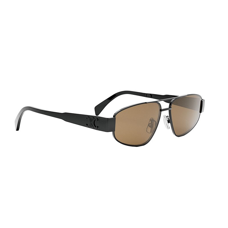 CELINE MAN CL40281U Lunettes de soleil Triomphe Métal Pilot