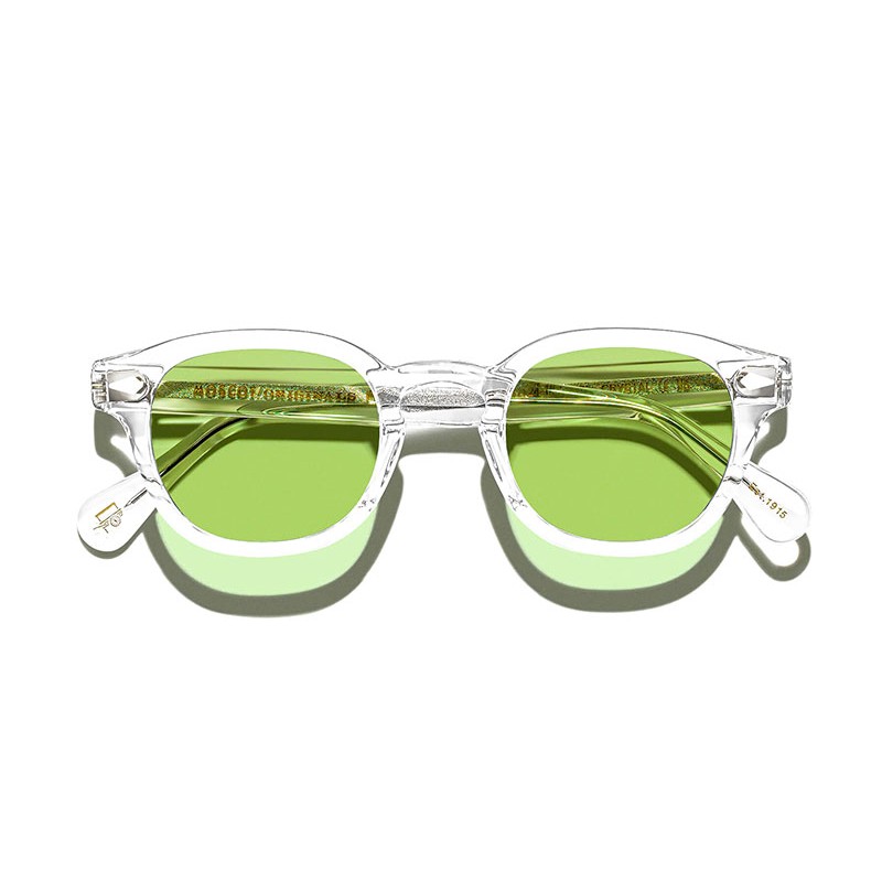 Moscot LEMTOSH SUN CRYSTAL CMT Crystal - Garnet Green