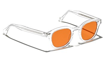 Moscot LEMTOSH SUN CRYSTAL CMT Crystal - Woodstock Orange