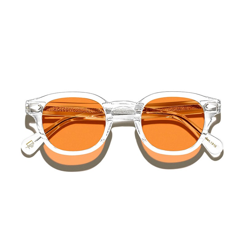 Moscot LEMTOSH SUN CRYSTAL CMT Crystal - Woodstock Orange