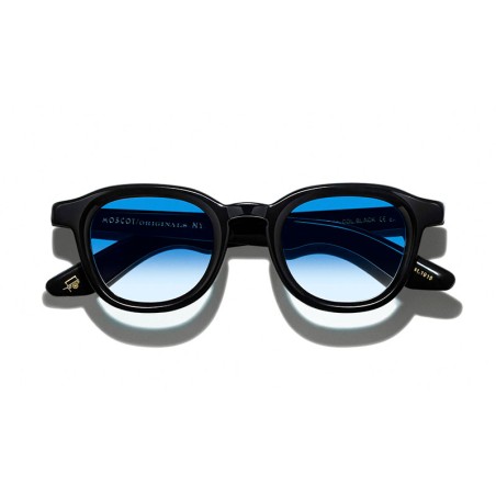 Moscot DAHVEN SUN CMT Black - Broadway Blue Fade