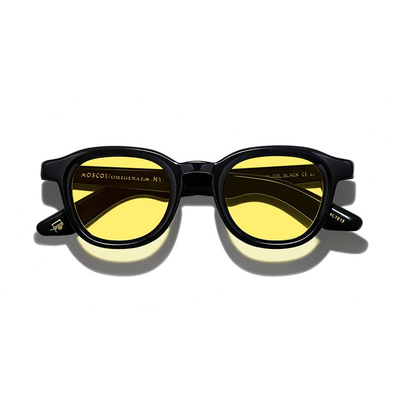 Moscot DAHVEN SUN CMT Black - Mellow Yellow